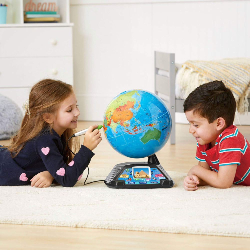 LeapFrog Magic Adventures Globe interactive map invites exploration and discovery.
