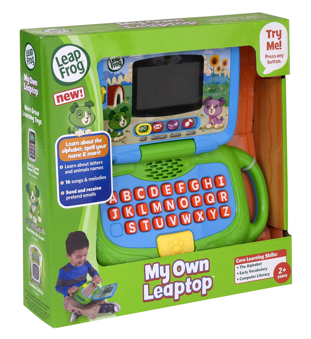 LeapFrog My Own Leaptop Music mode offers 16 songs for sing-along fun.