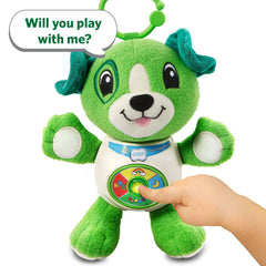LeapFrog Sing and Snuggle Scout responds with bark and love message