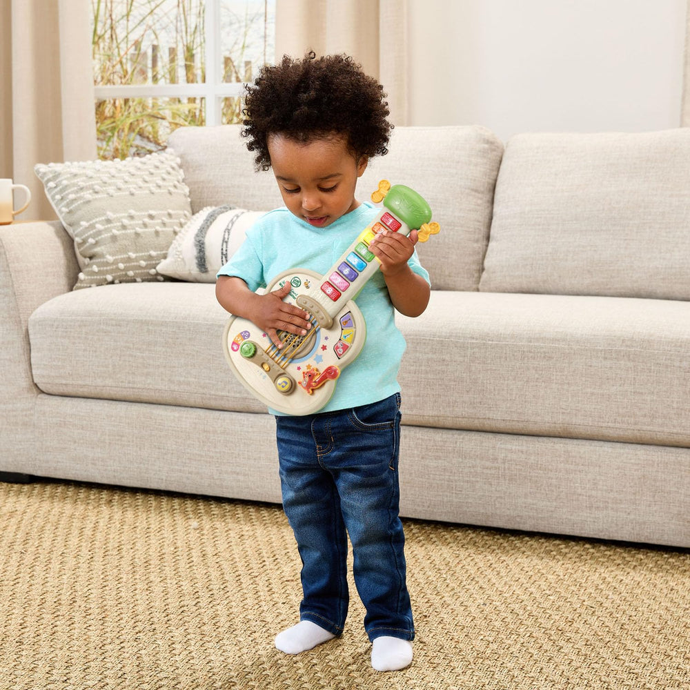 LeapFrog Strum and Count guitar offers acoustic sound options for creativity