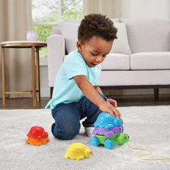 LeapFrog no-battery design supports simple, safe toddler activities.