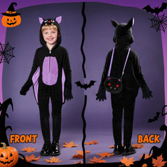 Learn2M bat-shaped bag included for candy collection during Halloween