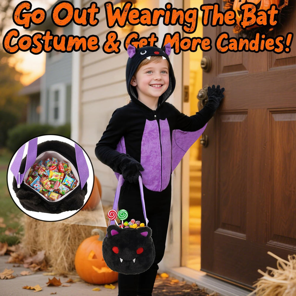 Learn2M bat costume shown in party and imaginative play scenarios