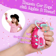 Learn2M Purple Play Purse Car Keys with light and sounds.