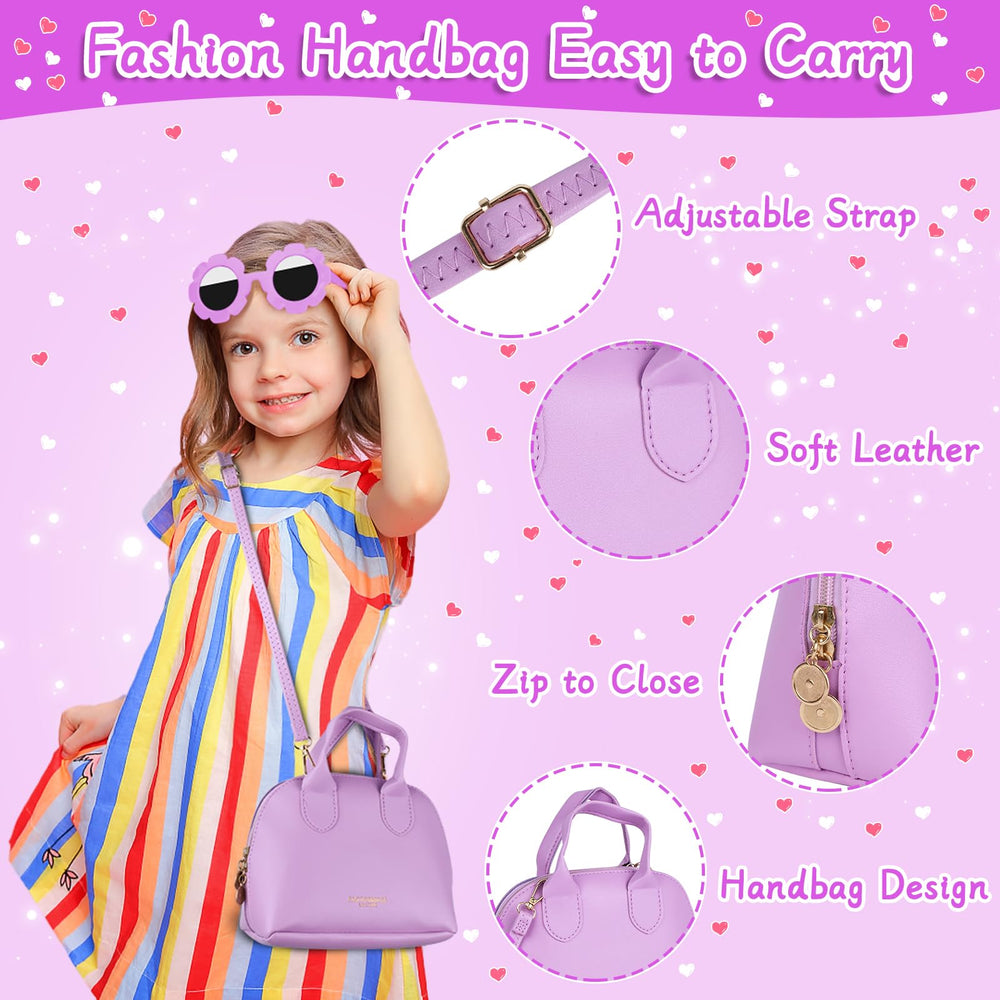 Learn2M Purple Play Purse Sunglasses add dress-up fun and style.