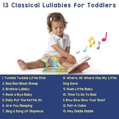 Learning Bugs lullaby lyrics pages display printed words for easy sing-alongs