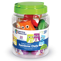 Learning Resources Rainbow Owls number-order activity encourages counting practice.