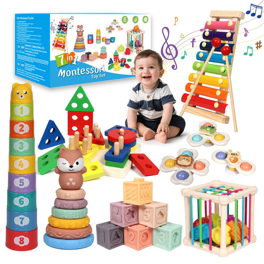 LearnToy stacking blocks enhance fine motor skills and coordination for toddlers