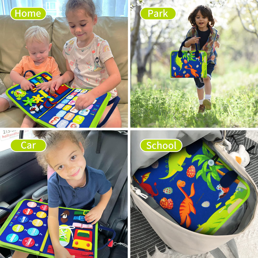 LearnToy felt cotton materials provide safe, durable toddler-friendly tactile learning