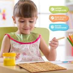LearnToy tracing pattern close-up shows arrows and sequence numbers.