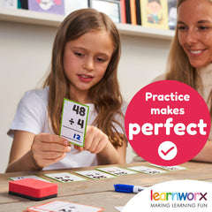 Learnworx flash cards suit home, class, or travel study