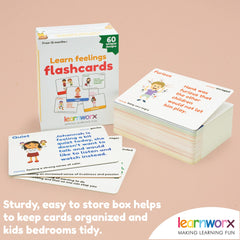 Learnworx Ultra-durable card stock stands up to busy play and easy wipe-clean care.