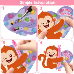 LEASEN perforated card design allows threading the wand for creative display.