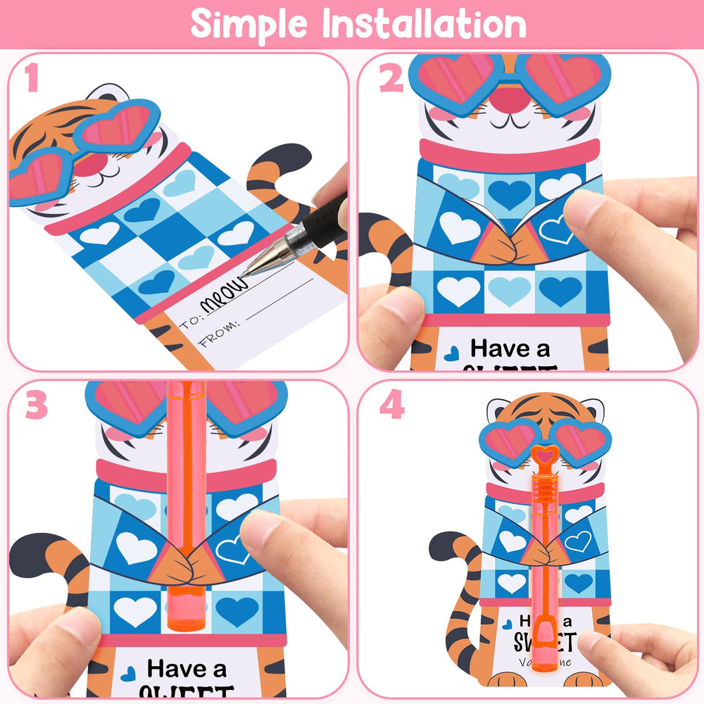 LEASEN DIY name on card activity encourages personal notes and creativity