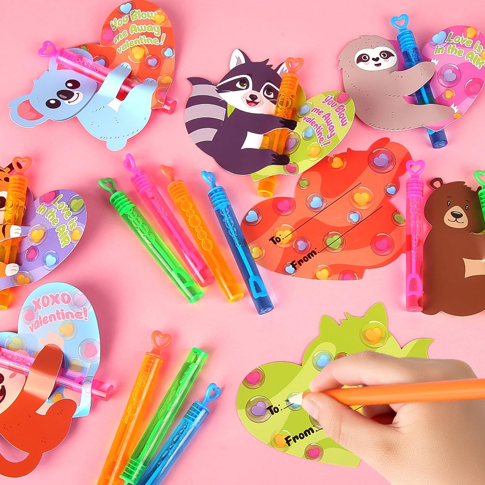 LEASEN easy valentine for kids to personalize with names