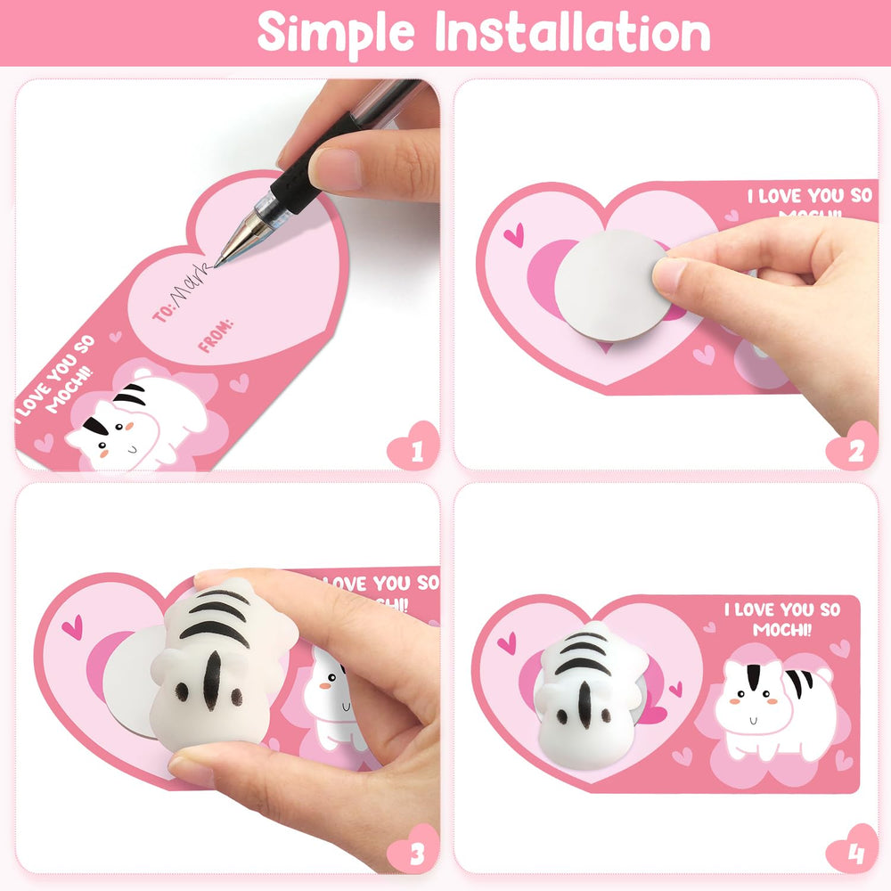LEASEN Valentine party favors for kids for classroom events