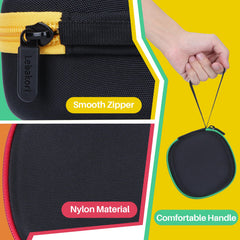 Lebakort rugged nylon and EVA shell resists scratches and moisture