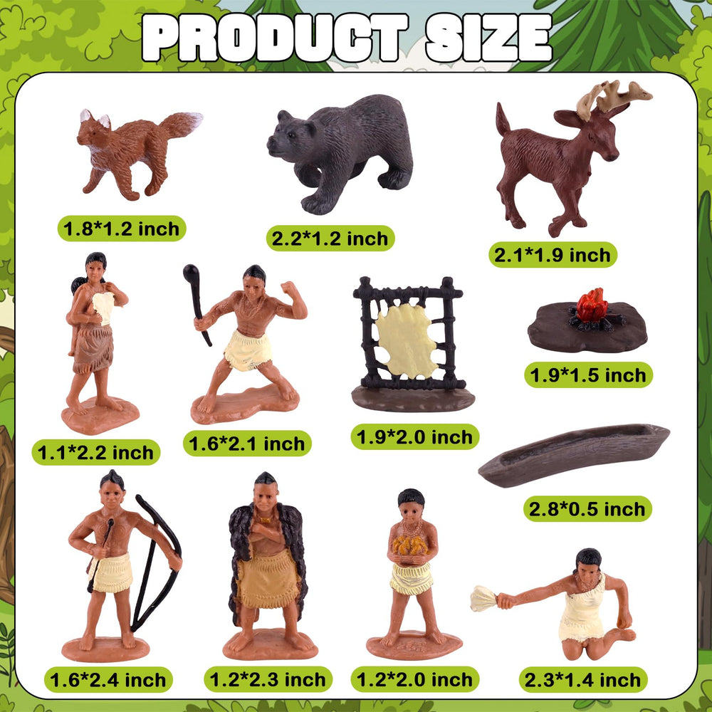 LEBERY Pocahontas figurine, adds narrative depth to crafts and storytelling.