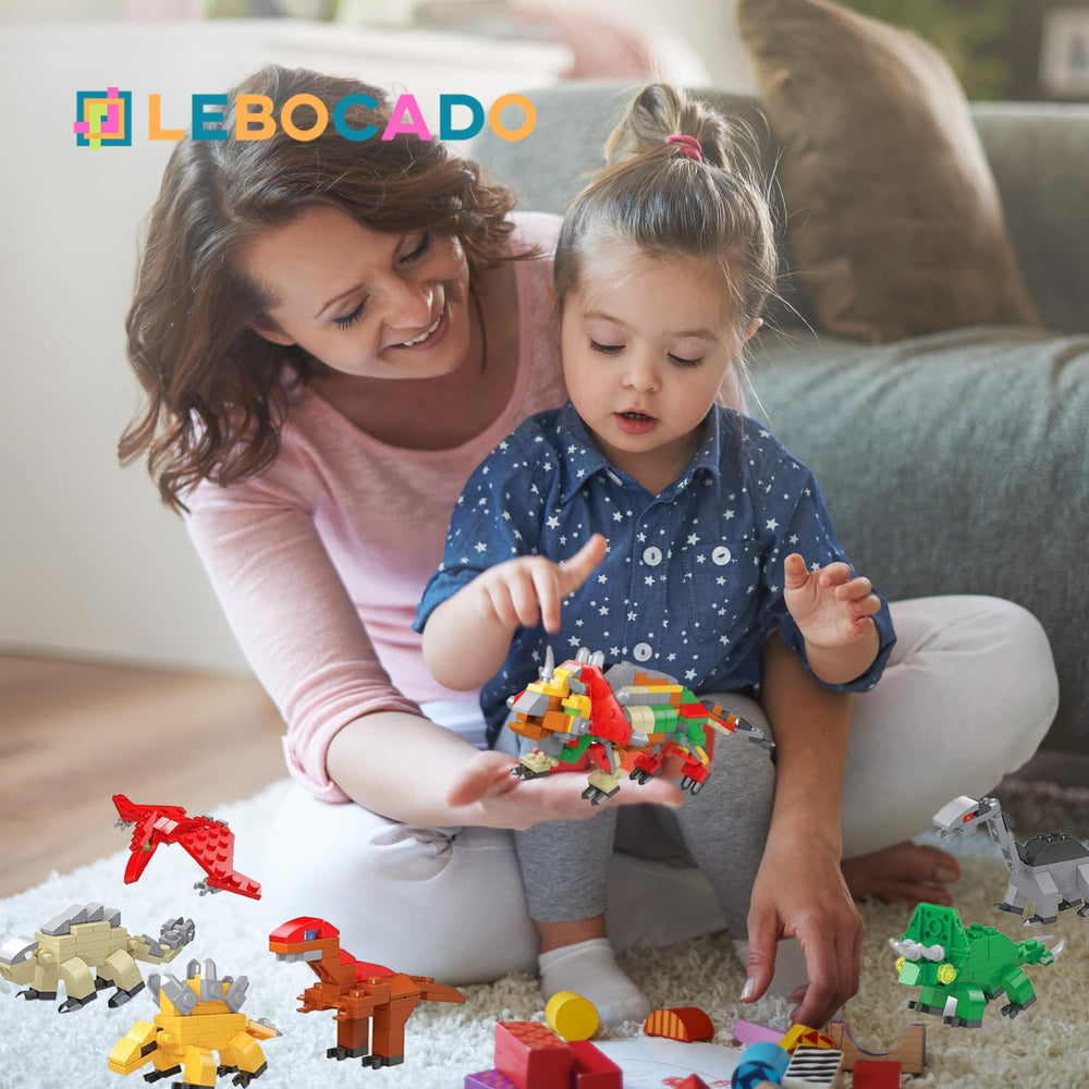 LEBOCADO interior decor-ready dinos add charm to shelves and rooms