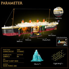 LeBrickCrt Titanic shipwreck feature invites interactive play