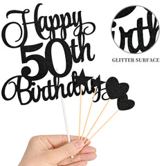 Lecferrarc 50th numeral candles provide bright, even illumination.
