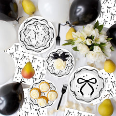 Lecheme Black Bow dining setup ready in minutes