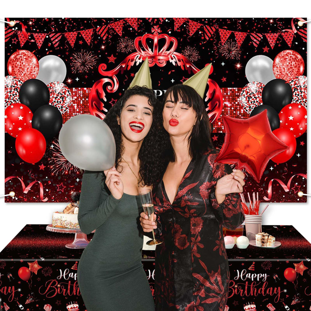 Lecheme star foil balloons as a bright focal point