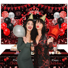 Lecheme star foil balloons as a bright focal point