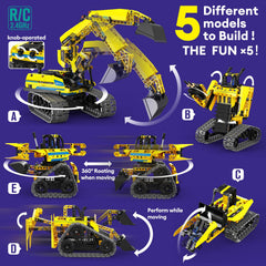 LECPOP robot-construction-loader in action encourages hands-on problem solving.