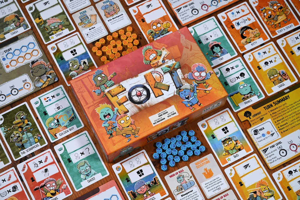 Leder Games Fort Card Game quick 20-40 minute session for 2-4 players.