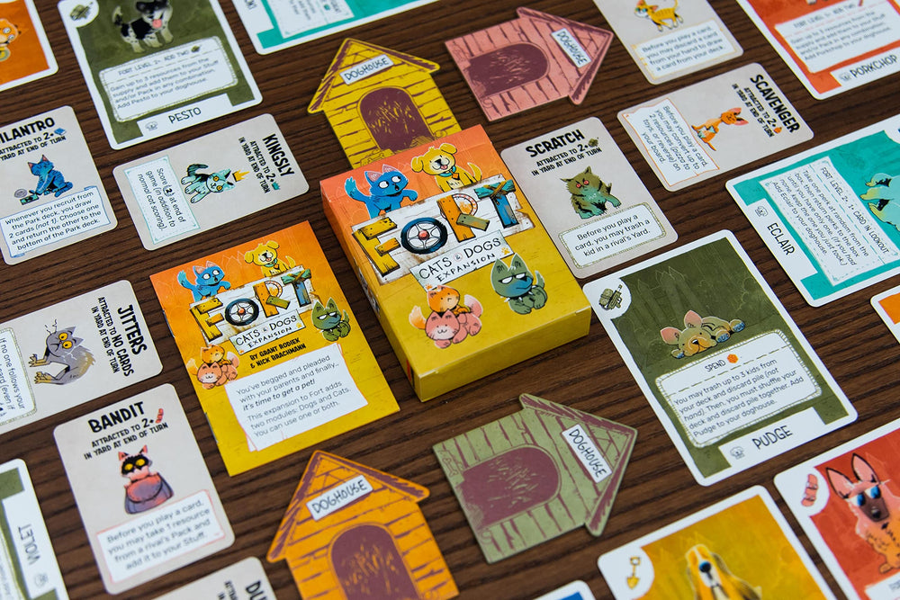 Leder Games Fort cats module highlights attraction points for feline fun.