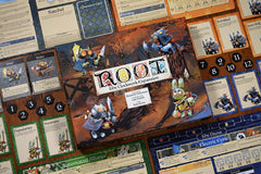 Leder Games Root Clockwork Automata in play showcases four automata factions.
