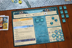 Leder Games Root Riverfolk Expansion board setup reveals new river-based layout