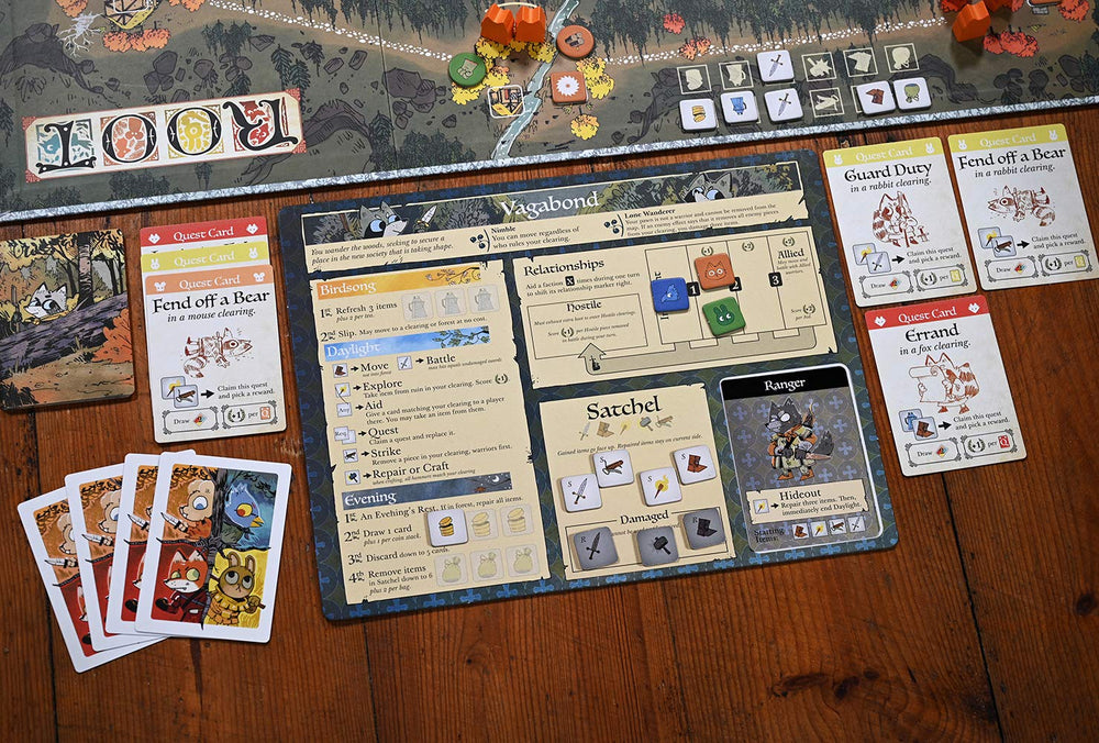 Clear rulebook image highlighting setup and quick learning.