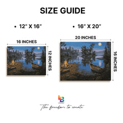 Ledgebay framed paint-by-number kit with clear, beginner-friendly guidance.