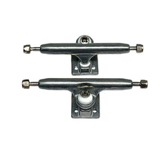 LEEFAI Pro 29mm raw metal trucks with inverted kingpin for improved stability.
