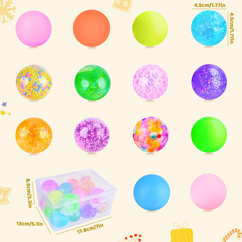 LEE HUR squishy stress balls colorful bulk set ideal for classrooms and gifting.