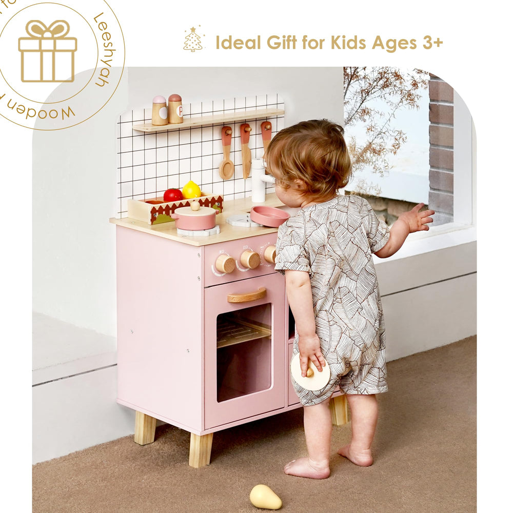 Leeshyah play kitchen knobs and dials promote hands-on control during pretend cooking sessions.