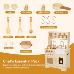 Leeshyah Play Kitchen gas stove sounds adds authentic kitchen ambience