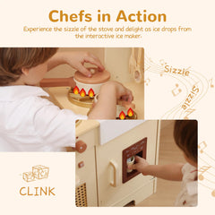 Leeshyah Play Kitchen ice maker fun pretend ice for creative play