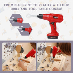 Leeshyah play tools set includes hammer, saw, and wrench for hands-on learning