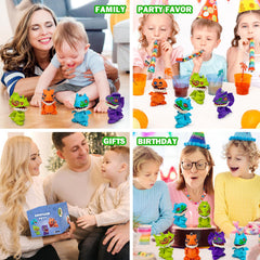 Leetous Christmas pack wind-up dinosaurs for party favors and classroom rewards