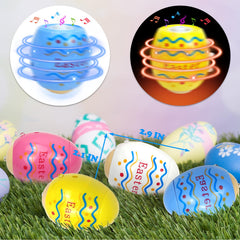 Leetous Easter spinner lights energize hunts with colorful motion and music.