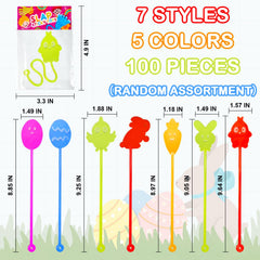 Leetous Easter sticky hands design pack with bunny, chick, and egg options