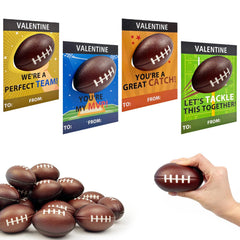 Leetous football valentine ball for classroom gifting and DIY greetings.