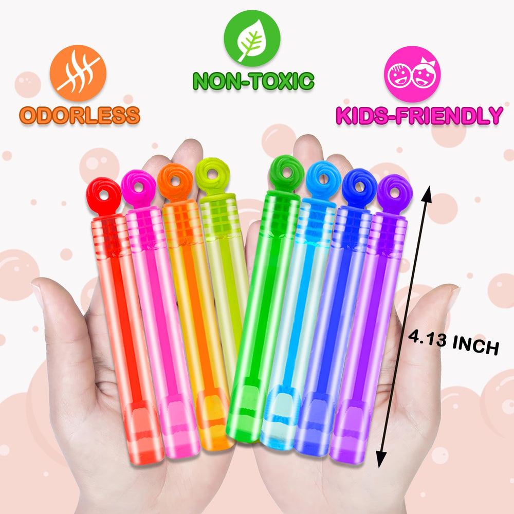 Leetous neon mini bubbles pocket wands for on-the-go play