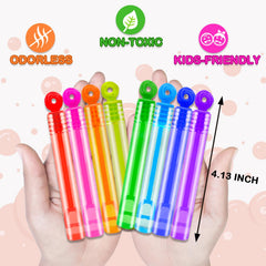 Leetous neon mini bubbles pocket wands for on-the-go play