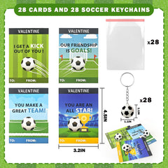 Leetous valentine exchange card design 1 with kid friendly sports motif