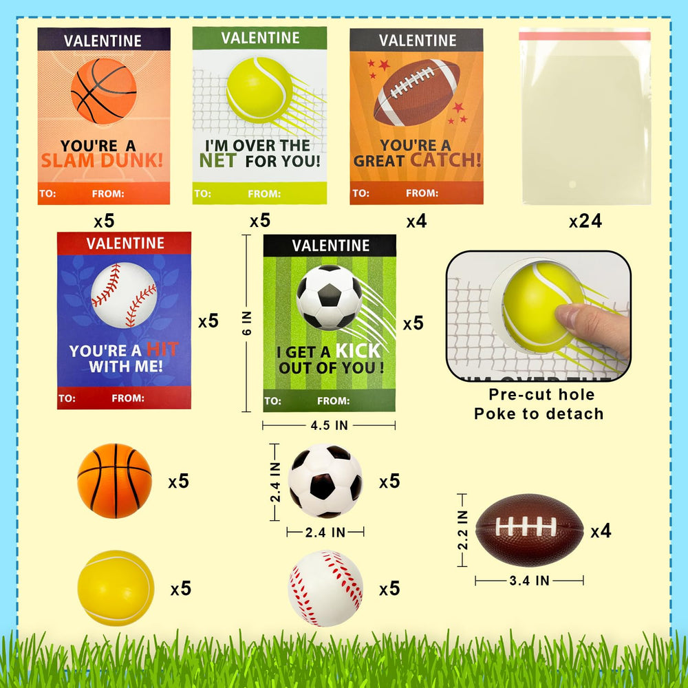 Leetous Valentine exchange cards with five designs for interactive gift-giving.