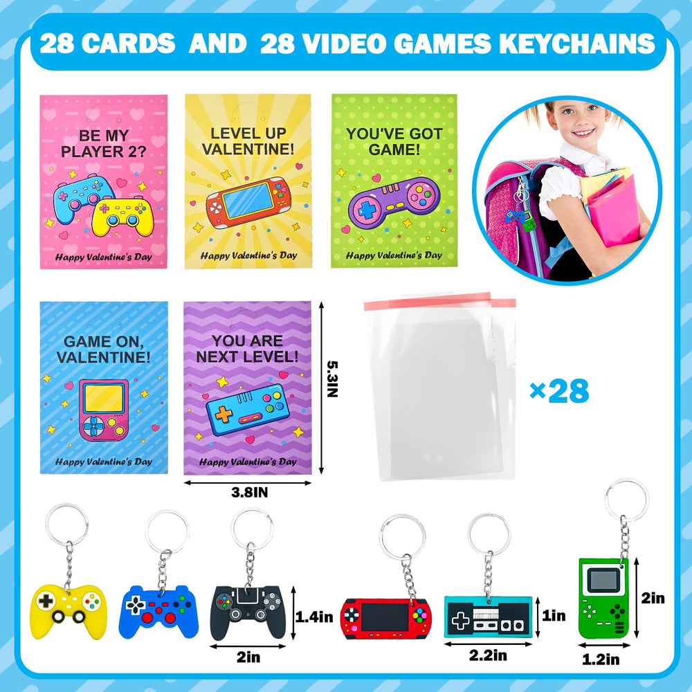Leetous 28-video-game gift pack: playful prizes for classroom parties and non-candy treats